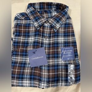 Croft & Barrow flannel, brand new.